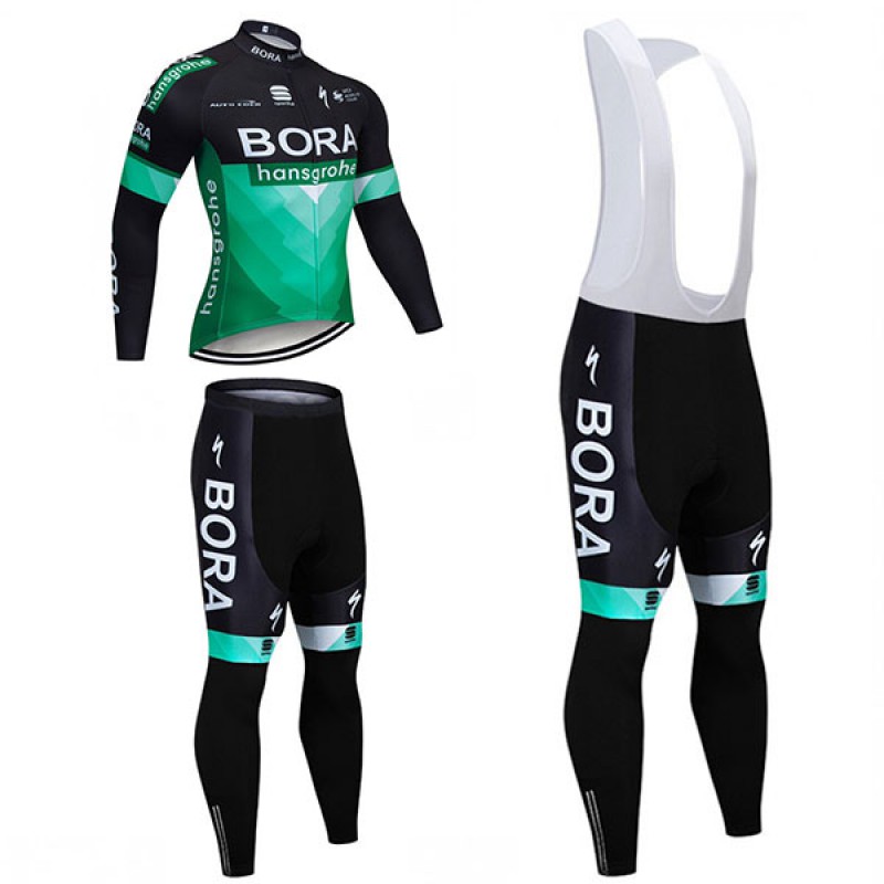 BORA-HANSGROHE 2019 自転車競技 パンツロング 長袖ジャージ ボーラ 