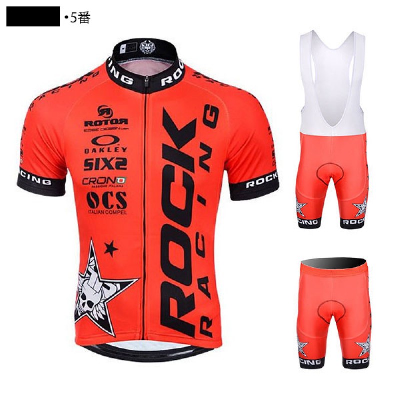 ロックレーシング 自転車競技服 ロードレースジャージ サイクリング